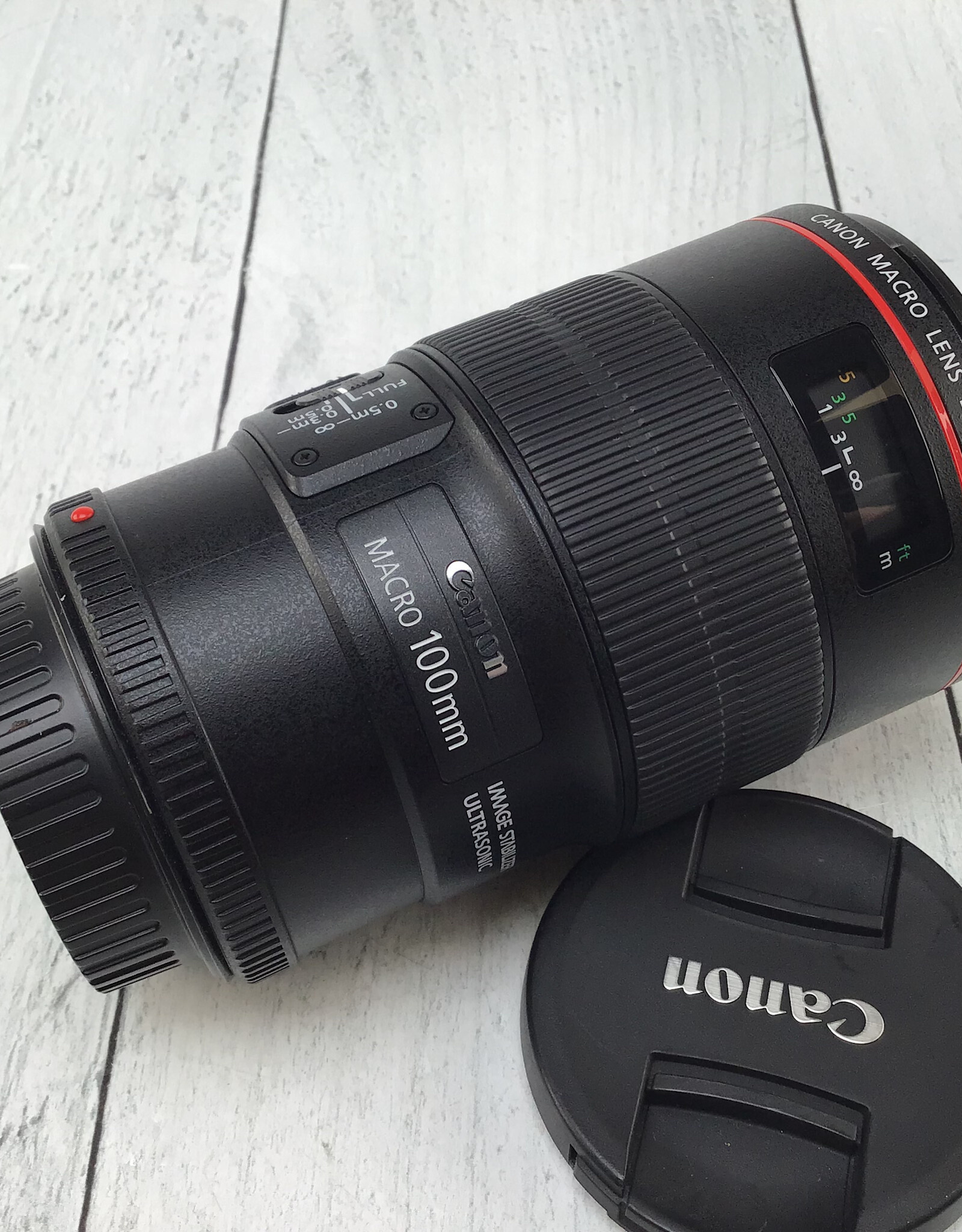 CANON Canon Macro EF 100mm f2.8 L IS USM Lens Used Good