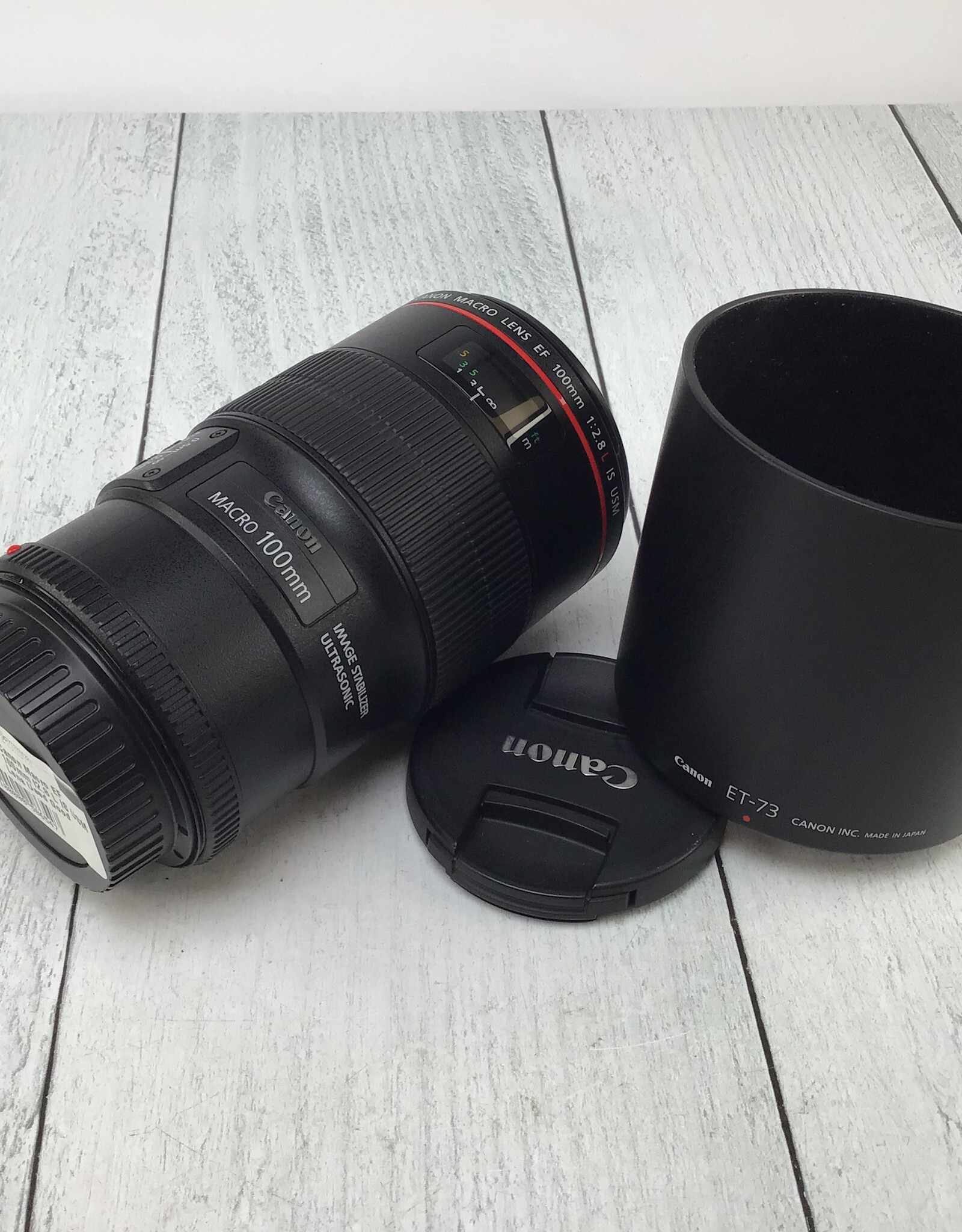 CANON Canon Macro EF 100mm f2.8 L IS USM Lens Used Good