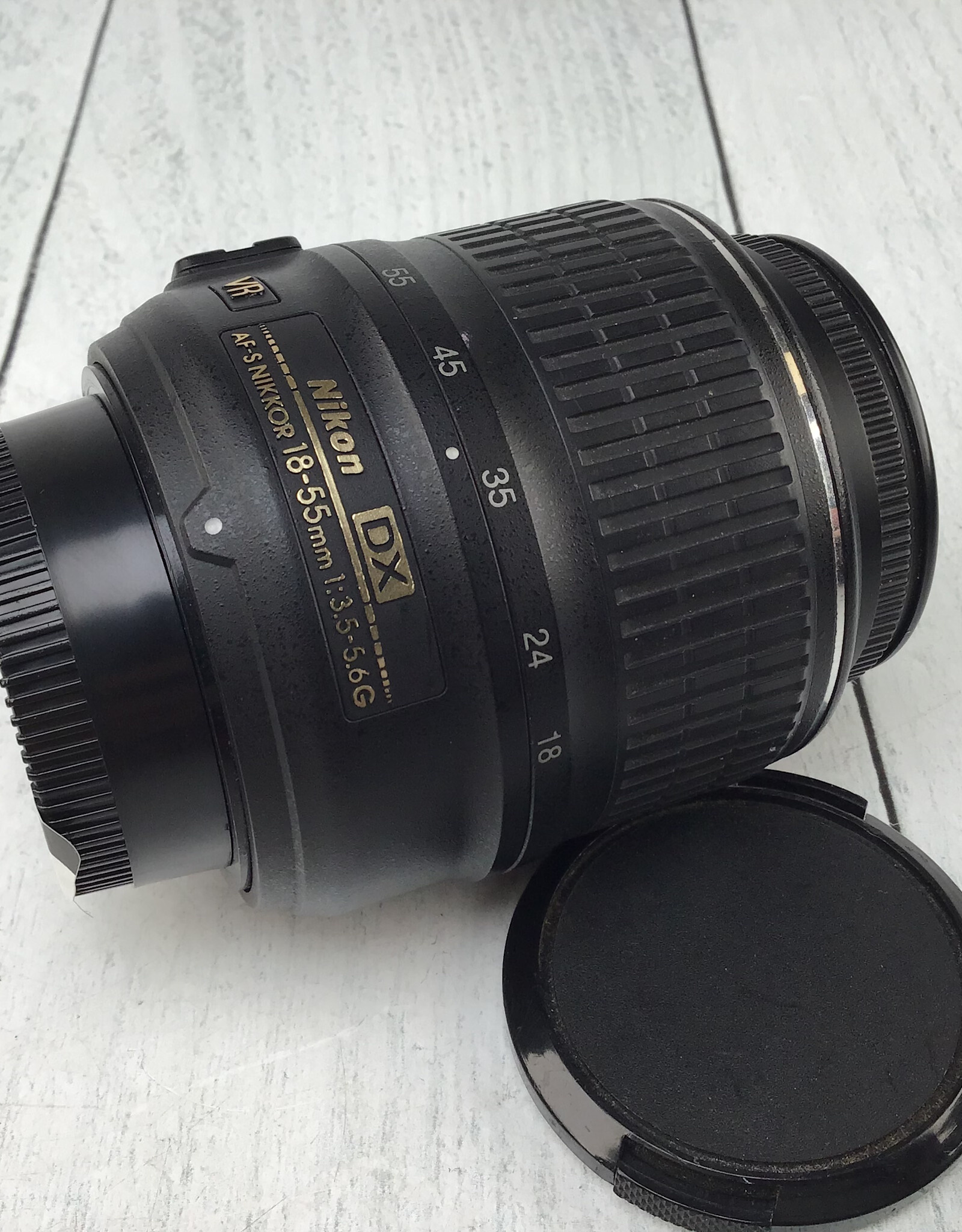 NIKON Nikon AF-S Nikkor 18-55mm f3.5-5.6 G VR DX Lens Used Good