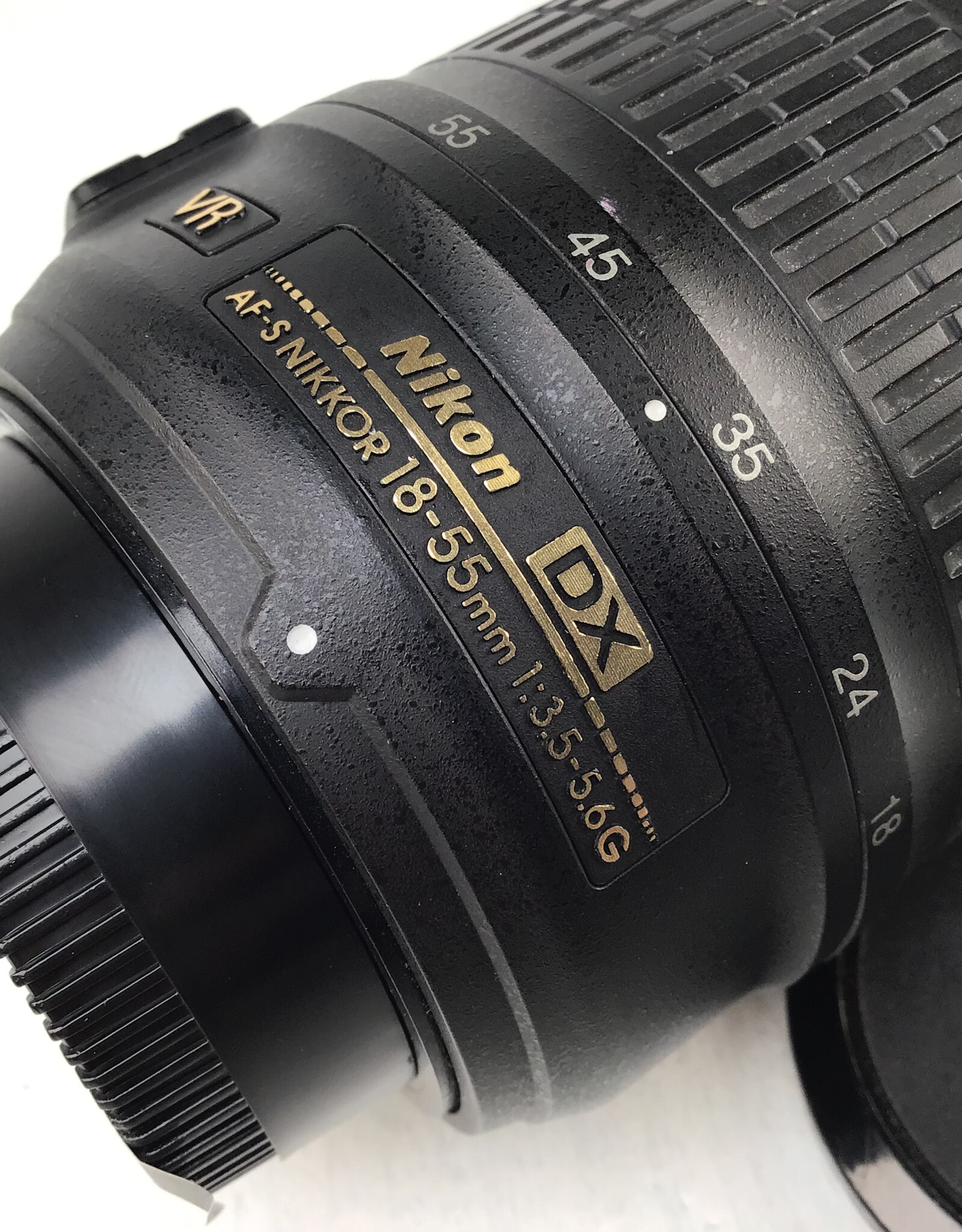 NIKON Nikon AF-S Nikkor 18-55mm f3.5-5.6 G VR DX Lens Used Good