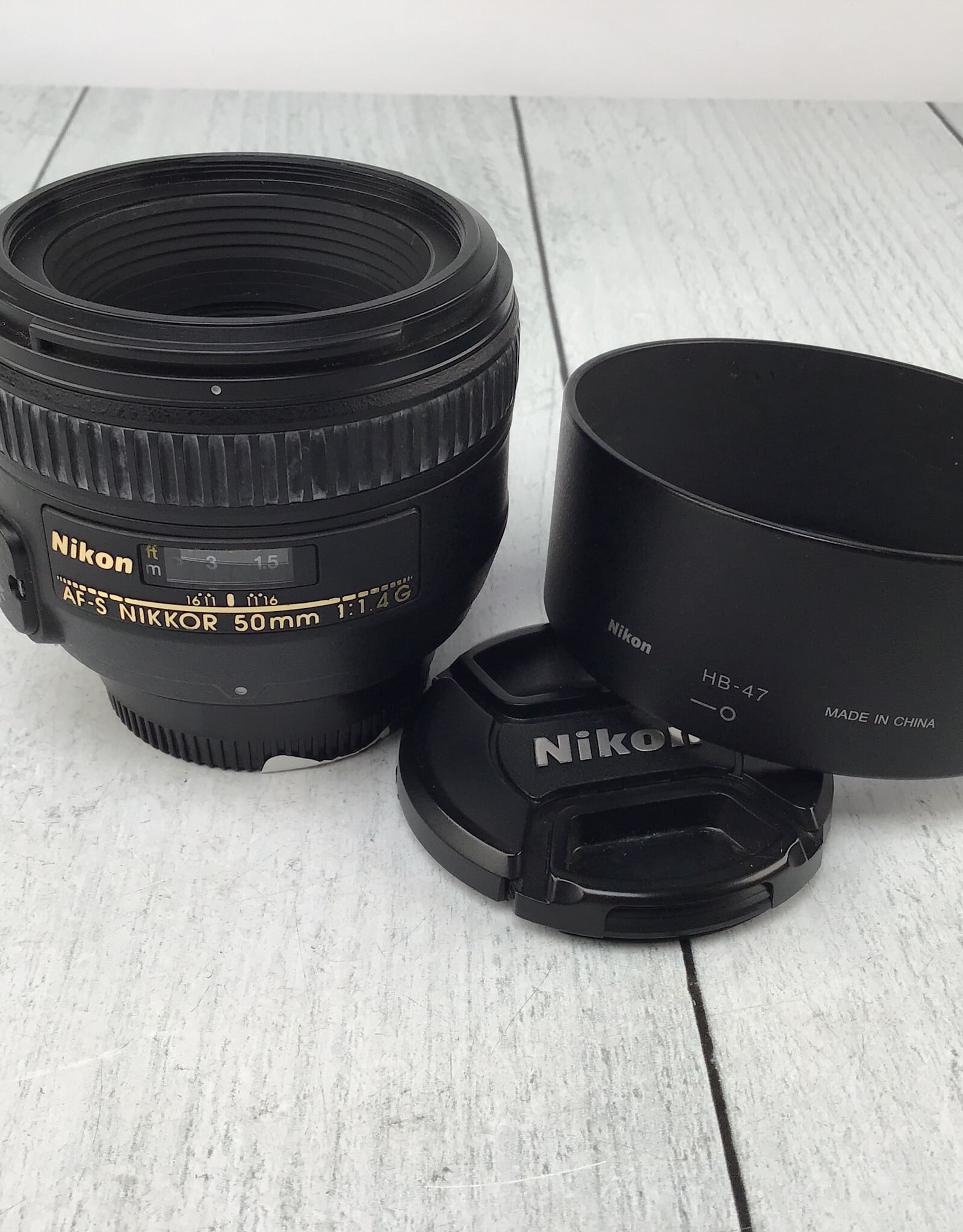 NIKON Nikon AF-S Nikkor 50mm f1.4 G Lens Used Good