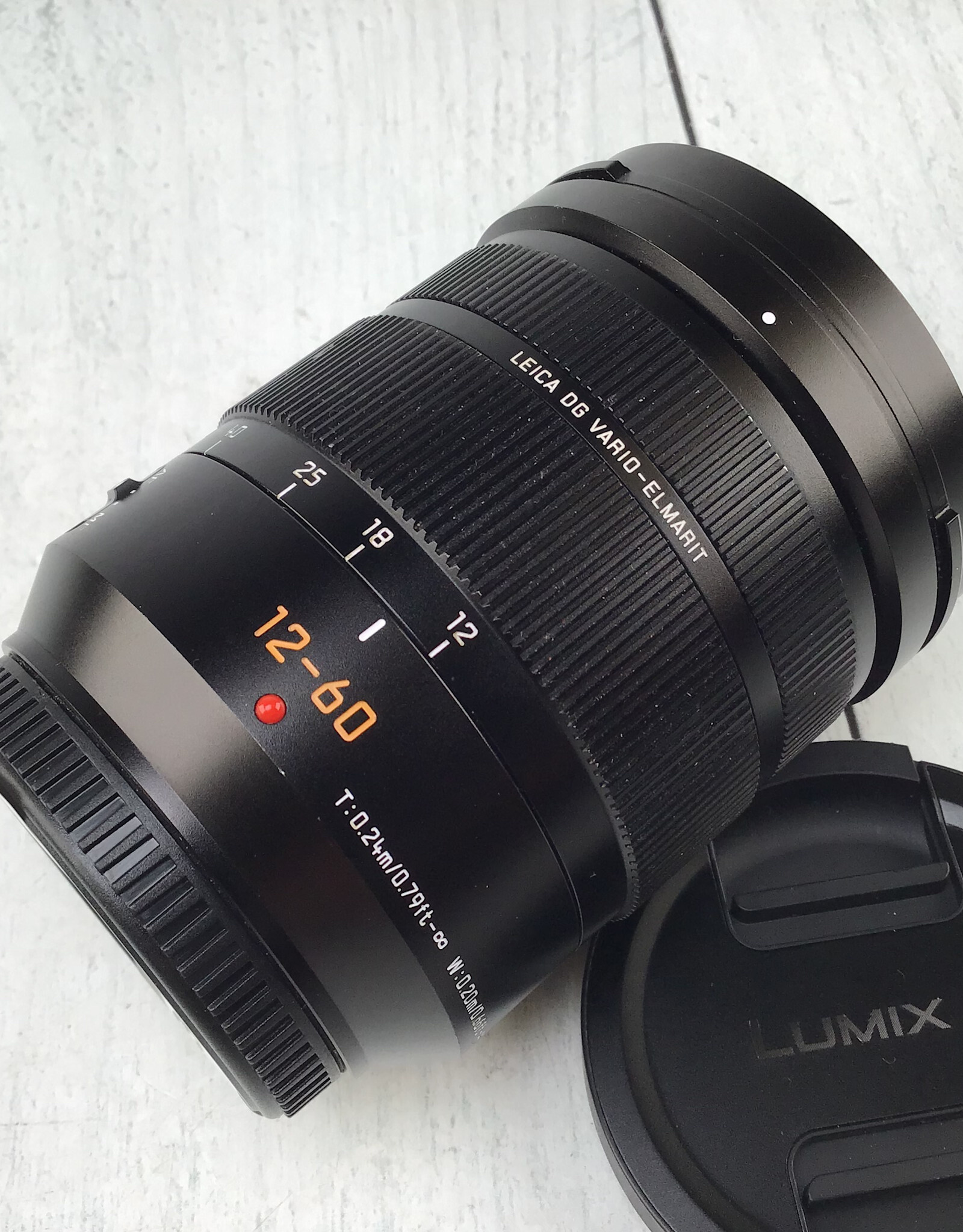 PANASONIC Panasonic Lumix Leica DG Vario-Elmarit 12-60mm f2.8-4 Lens Used Good