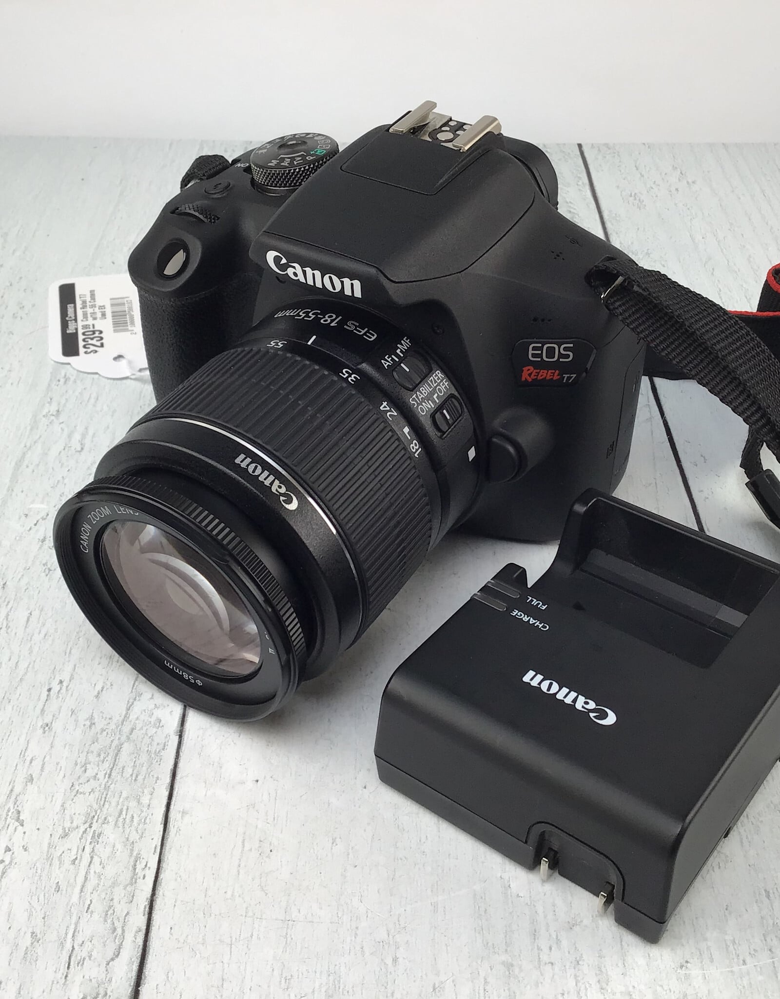 CANON Canon Rebel T7 Camera w/18-55 Used EX