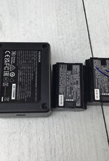 FUJI Fuji BC-W235 Charger w/ 2 NP-W235 Batteries Used Good