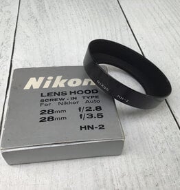 NIKON Nikon HN-2 metal Lens Hood in Box Used EX