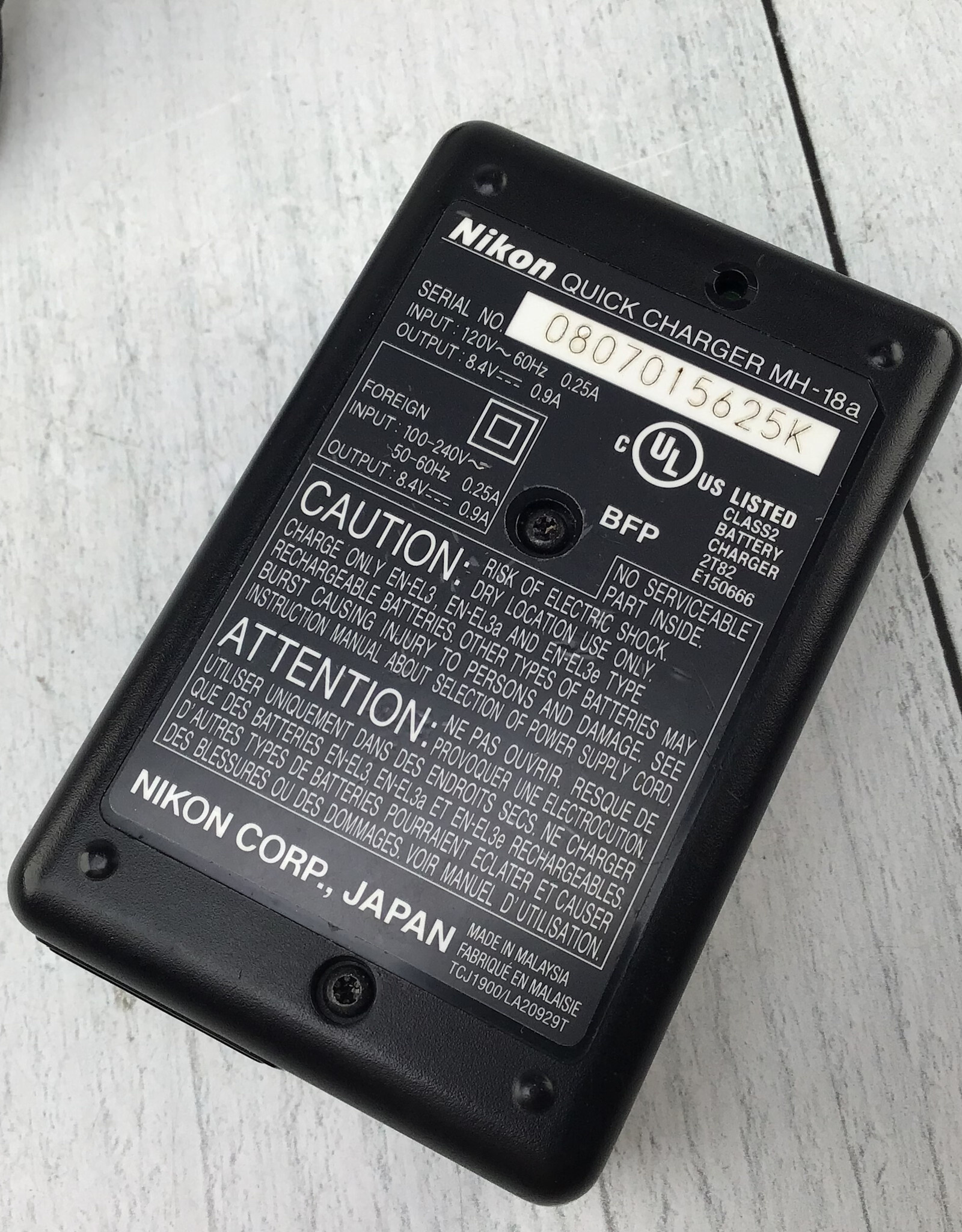 NIKON Nikon Battery Charger MH-18a Used Good