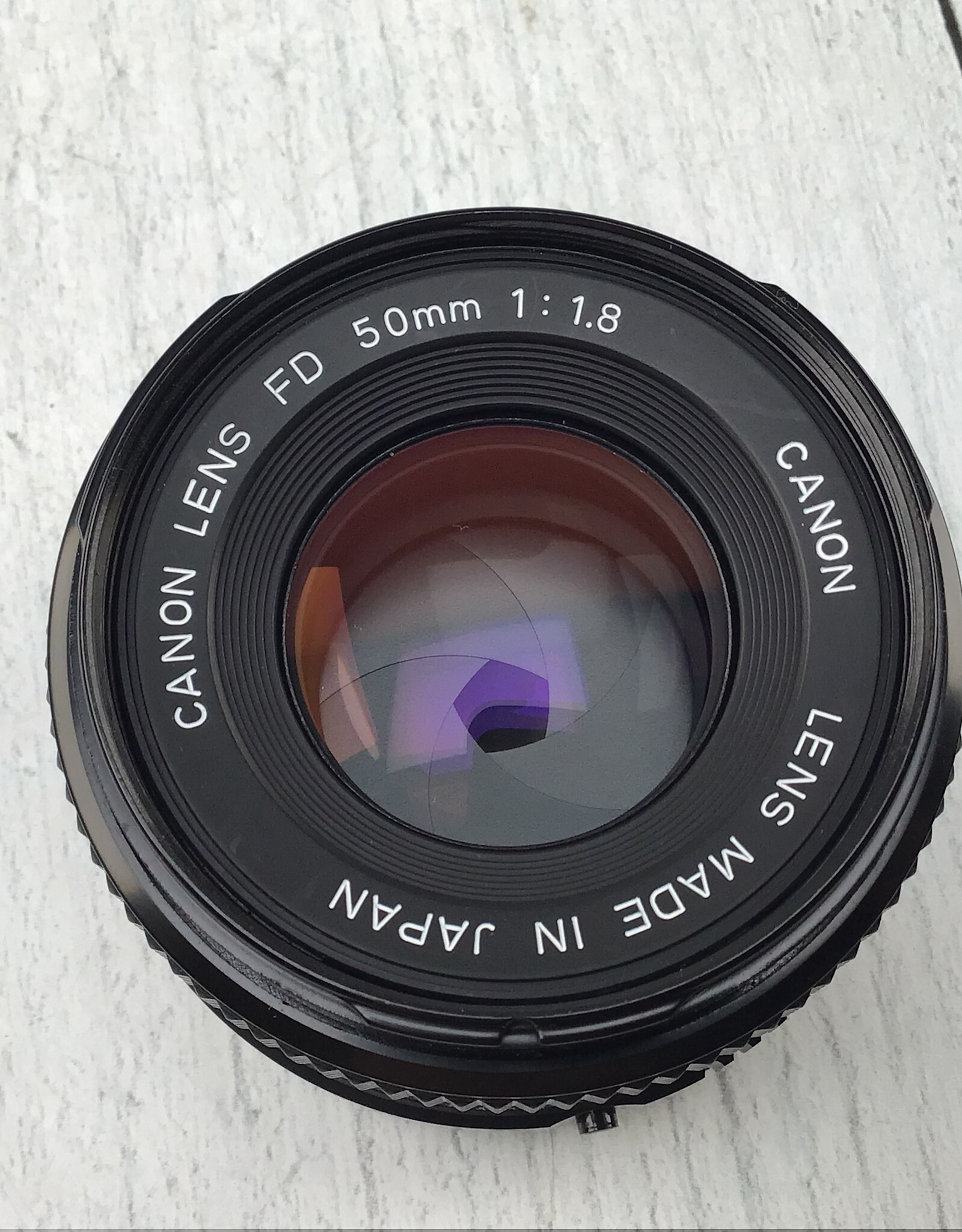 CANON Canon FD 50mm f1.8 Lens Used Good