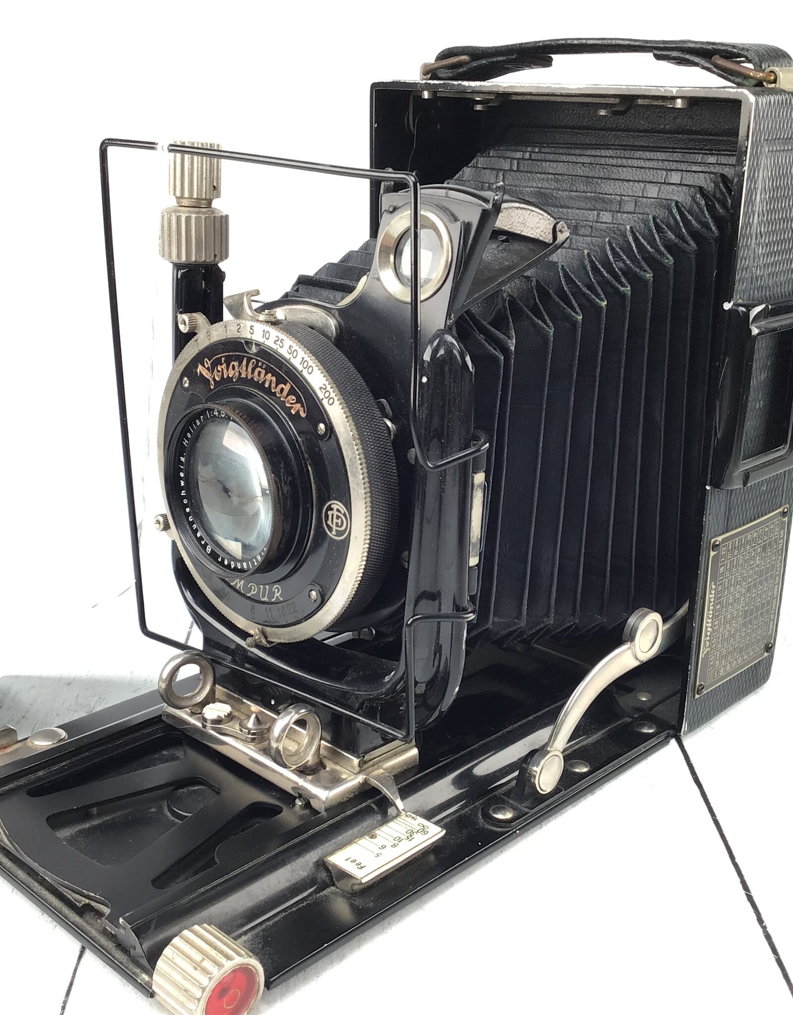 Voigtlander Voigtlander BERGHEIL Plate Camera Used Disp