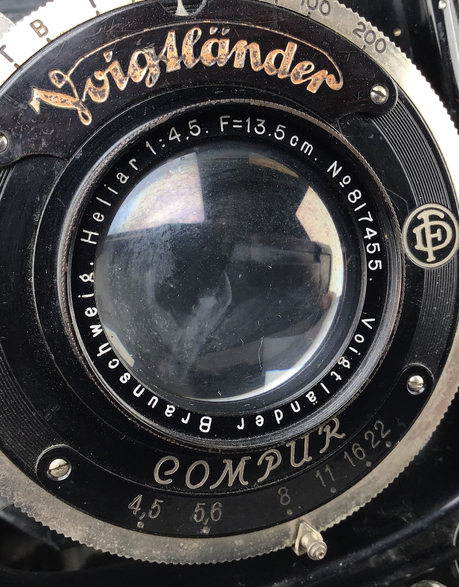 Voigtlander Voigtlander BERGHEIL Plate Camera Used Disp
