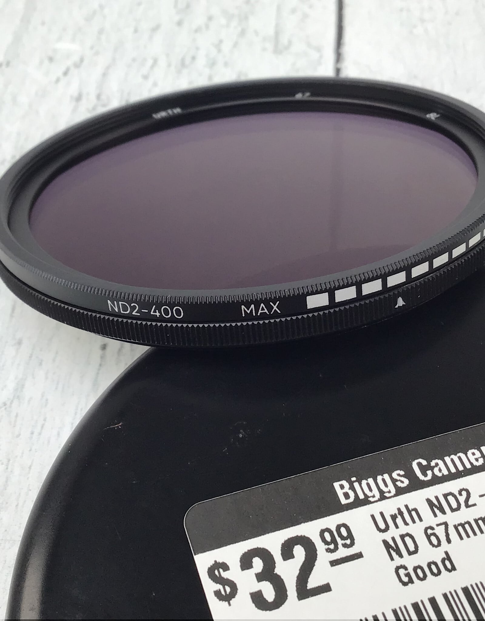 urth Urth ND2-400 Variable ND 67mm Filter Used Good