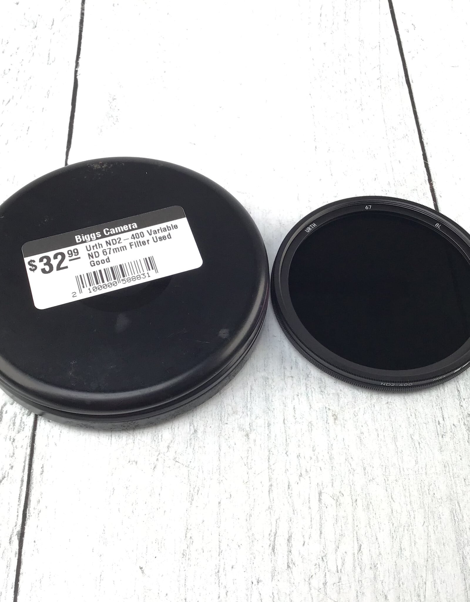 urth Urth ND2-400 Variable ND 67mm Filter Used Good