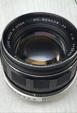 Minolta Minolta MC Rokkor PF 58mm f1.4 Lens used Good
