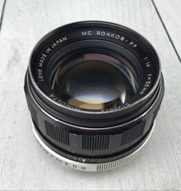 Minolta Minolta MC Rokkor PF 58mm f1.4 Lens used Good