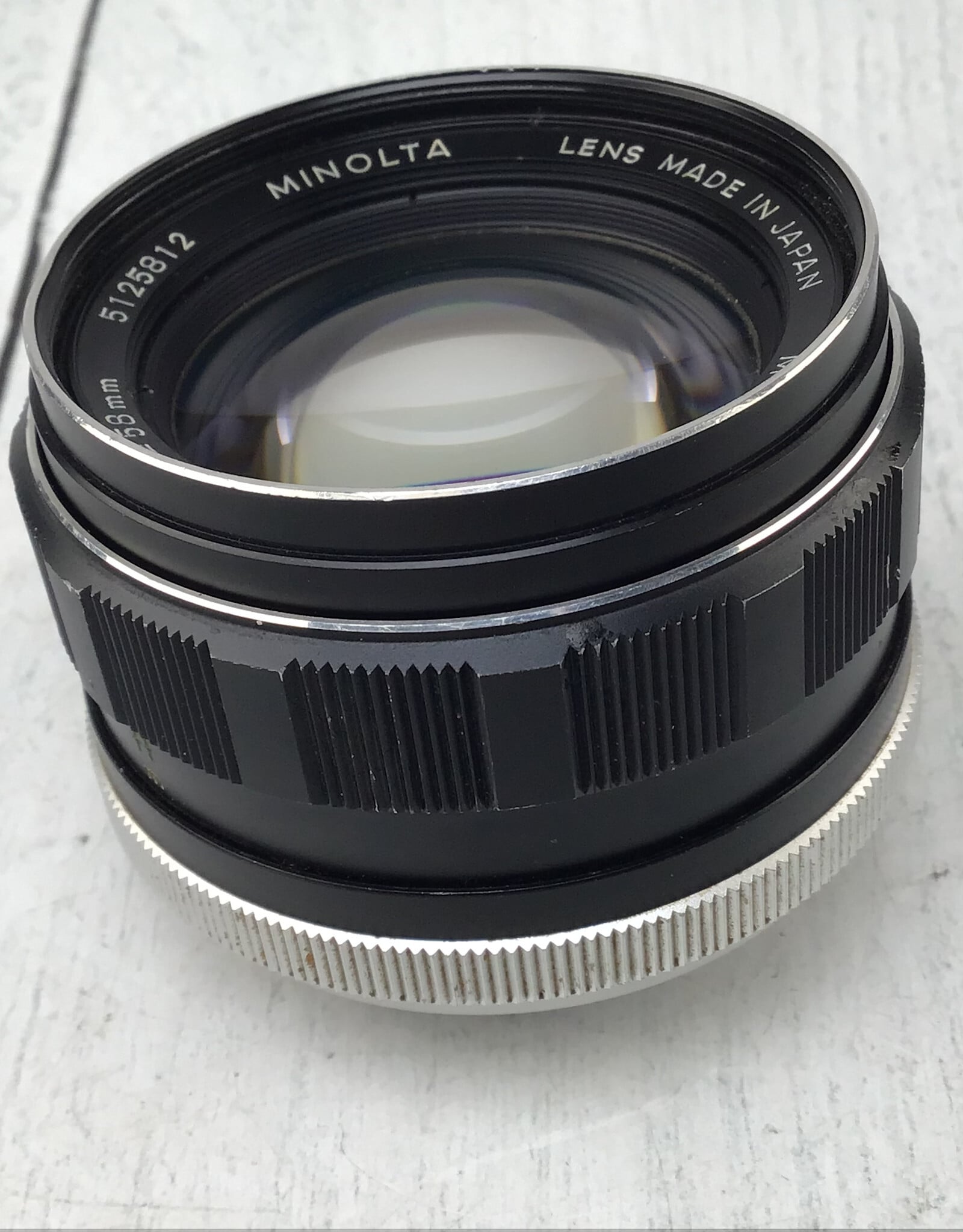 Minolta Minolta MC Rokkor PF 58mm f1.4 Lens used Good