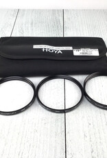 Hoya Hoya Close-Up II 82mm Filter Set +1, +2, +4 w/ Case Used Good