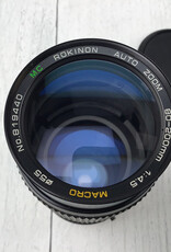 ROKINON Rokinon 80-200mm f4.5 Lens for Canon FD Used Good