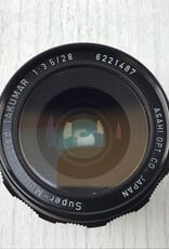 Pentax Pentax SMC Takumar 28mm f3.5 Lens Screw Mount Used Good
