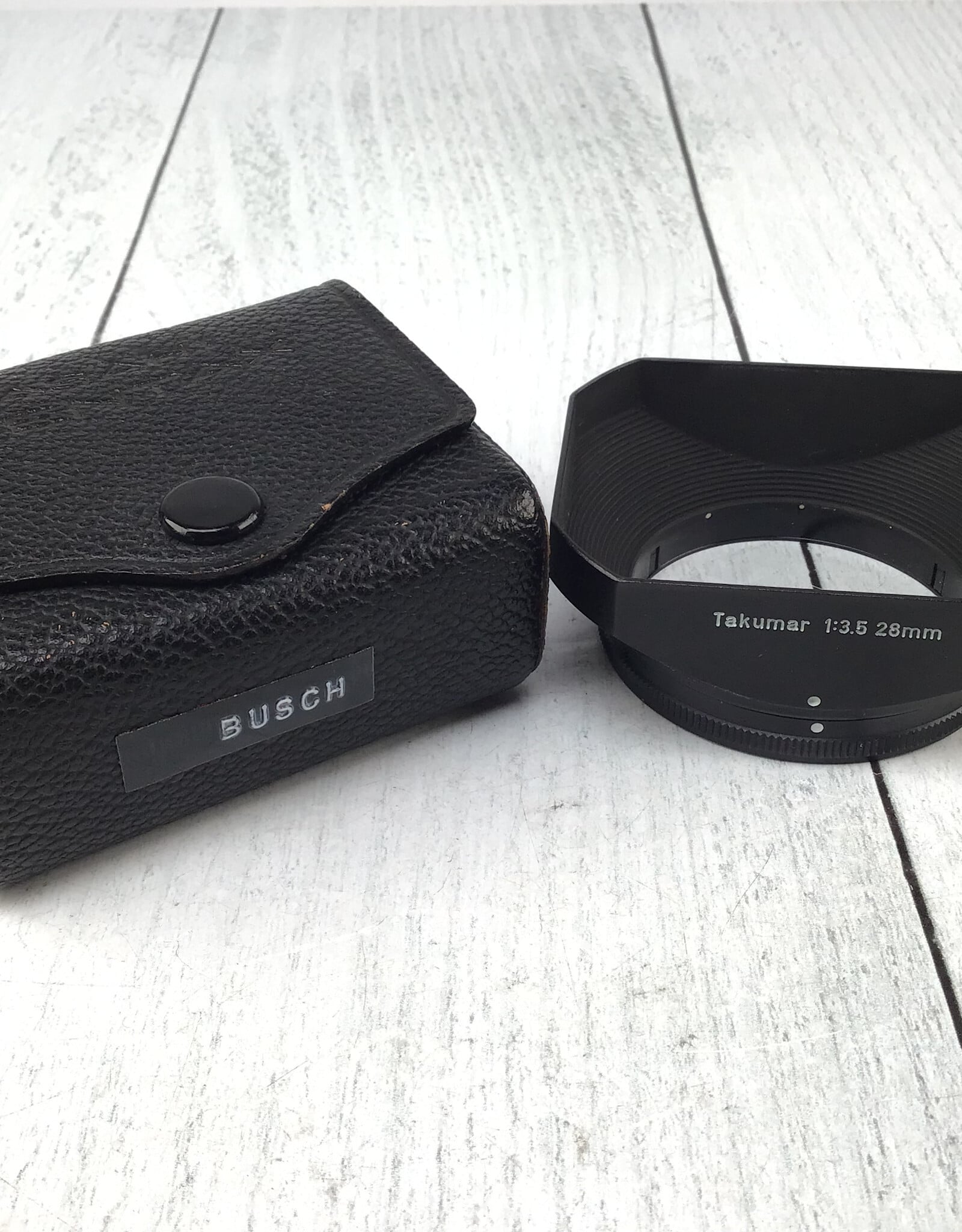 Pentax Pentax Metal Lens Hood for Takumar 28mm f3.5 w/ Case Used Good