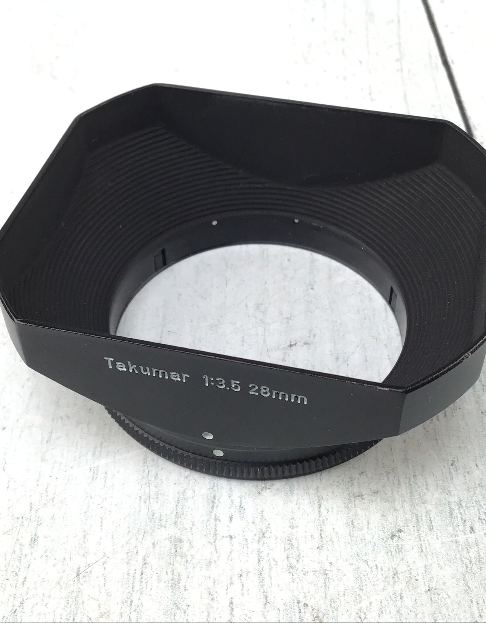 Pentax Pentax Metal Lens Hood for Takumar 28mm f3.5 w/ Case Used Good
