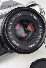CANON Canon AE-1 Program Camera w/ 50mm f1.8 Good
