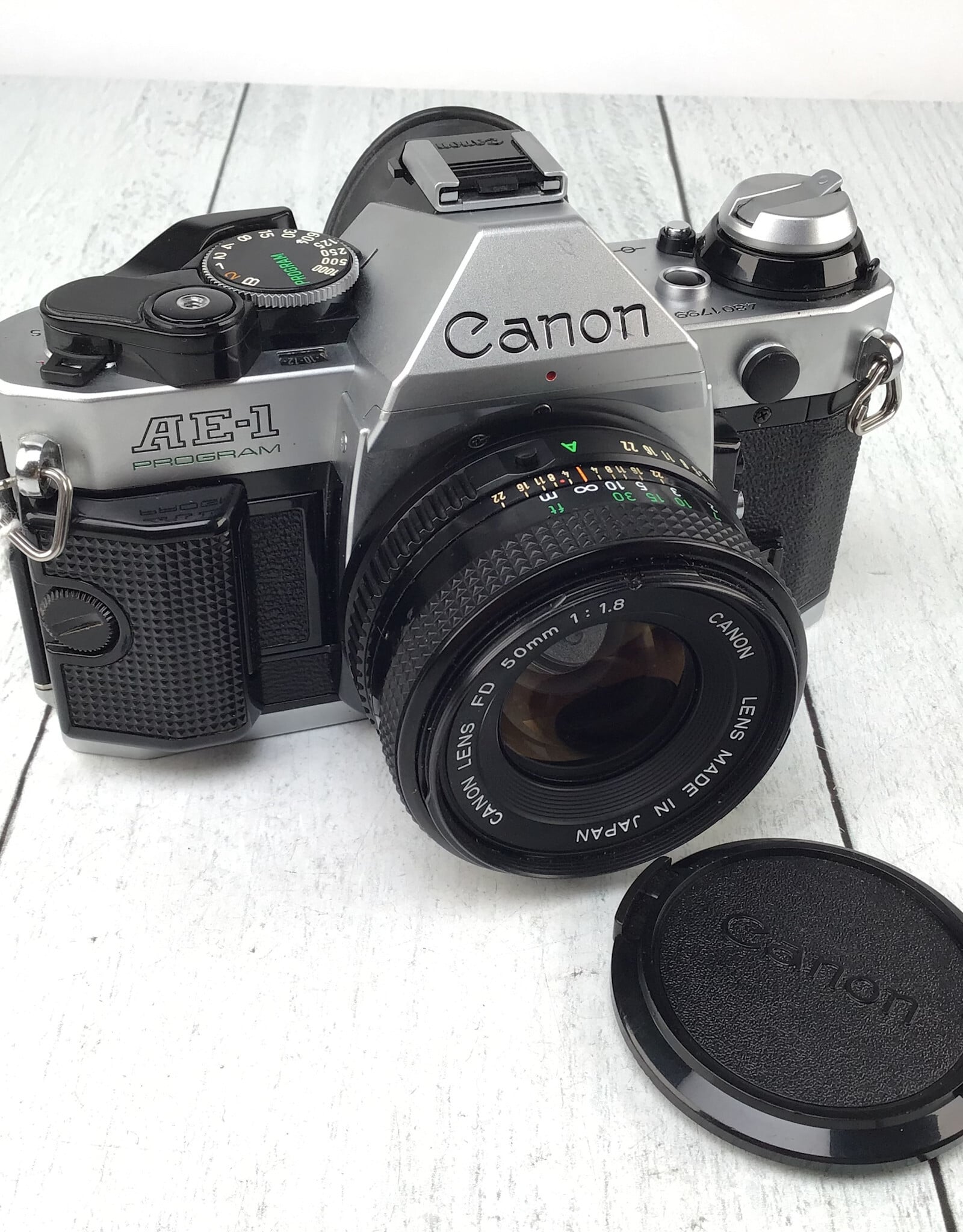 CANON Canon AE-1 Program Camera w/ 50mm f1.8 Good