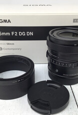 SIGMA Sigma 35mm f2 DG DN Lens for Sony in box Used EX