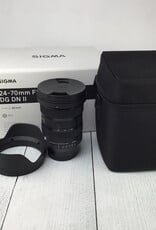 SIGMA Sigma Art 24-70mm f2.8 DG DN II Lens for Sony in Box Used EX