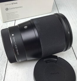 SIGMA Sigma 16mm f1.4 DC DN Lens for Canon EF-M in Box Used