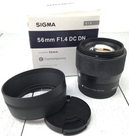 CANON Sigma 56mm f1.4 DC DN Lens for Canon EF-M in Box Used Fair