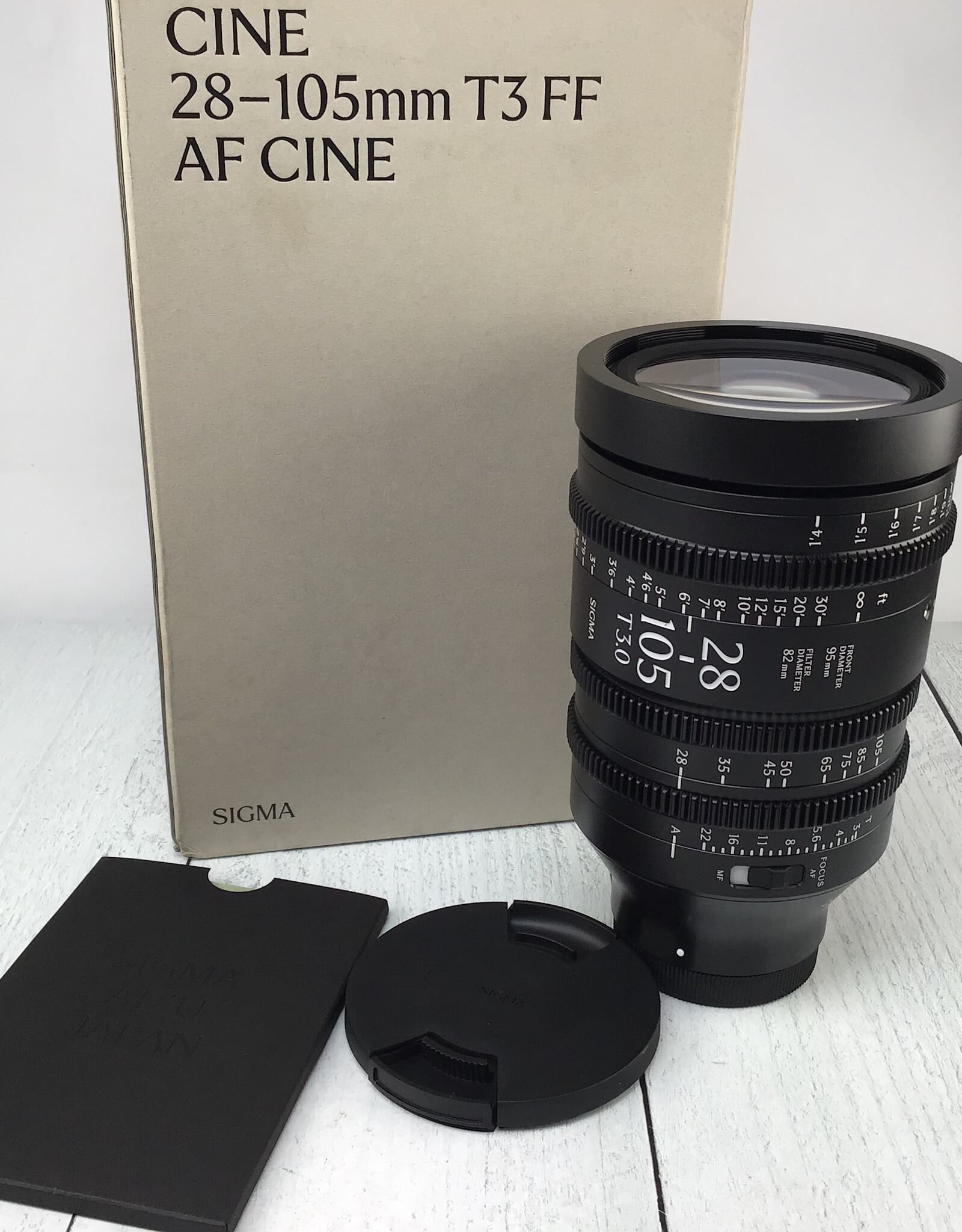 SIGMA Sigma 28-105mm T3 FF AF Cine Zoom Lens for Sony in Box Used EX