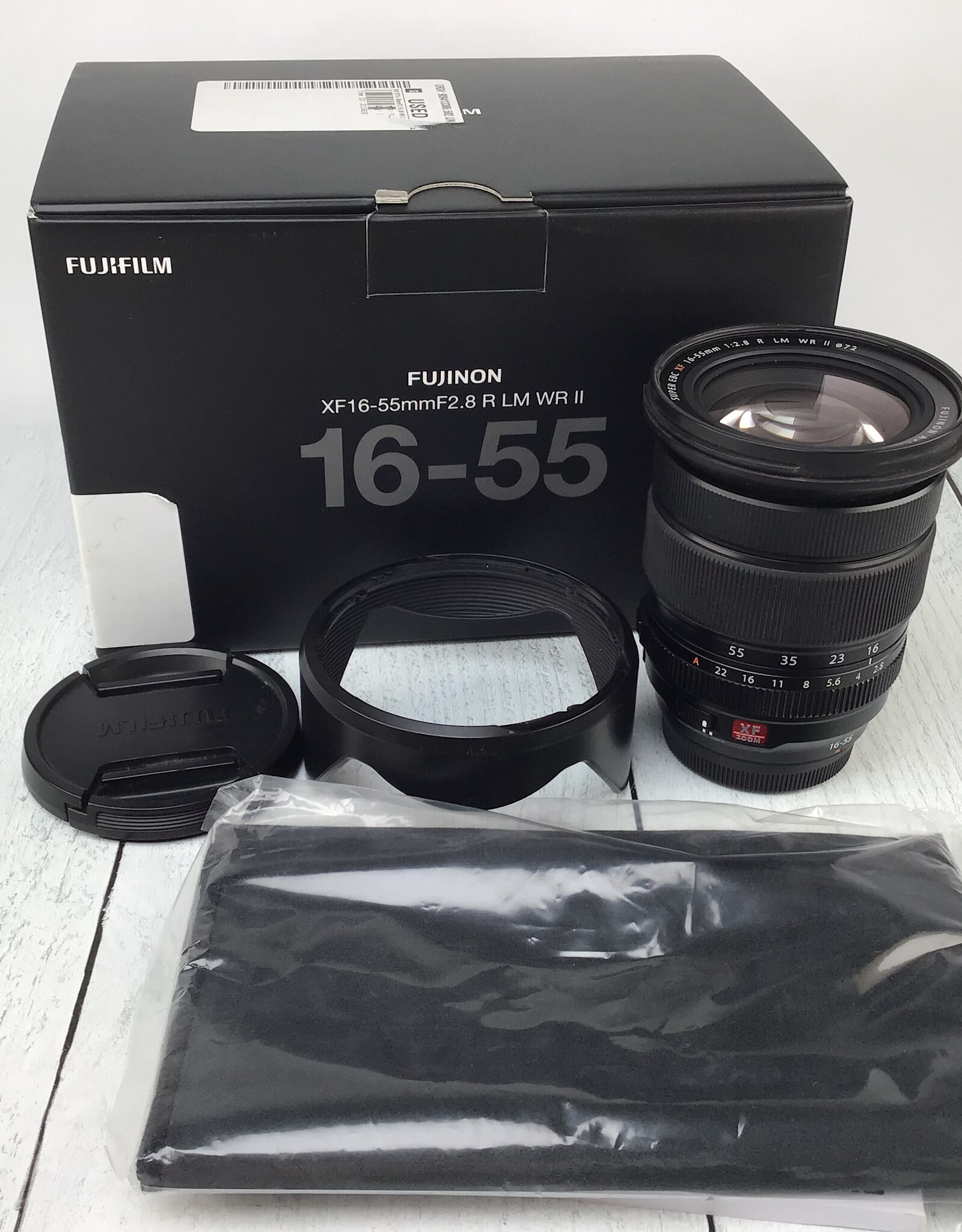FUJI Fuji XF 16-55mm f2.8 R LM WR II Lens in Box Used Good