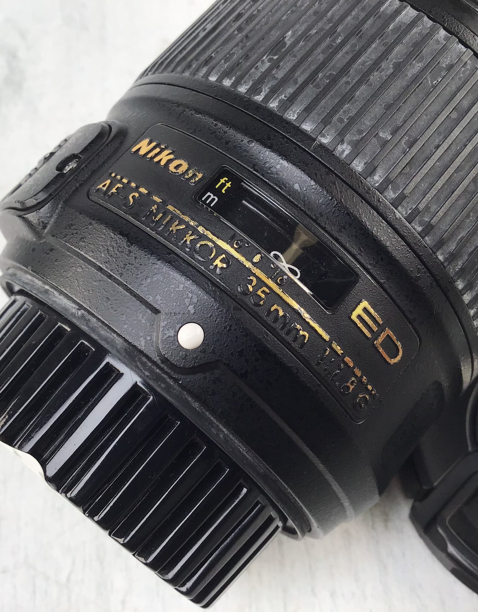 NIKON Nikon AF-S Nikkor 35mm f1.8G Full Frame Lens Used Fair