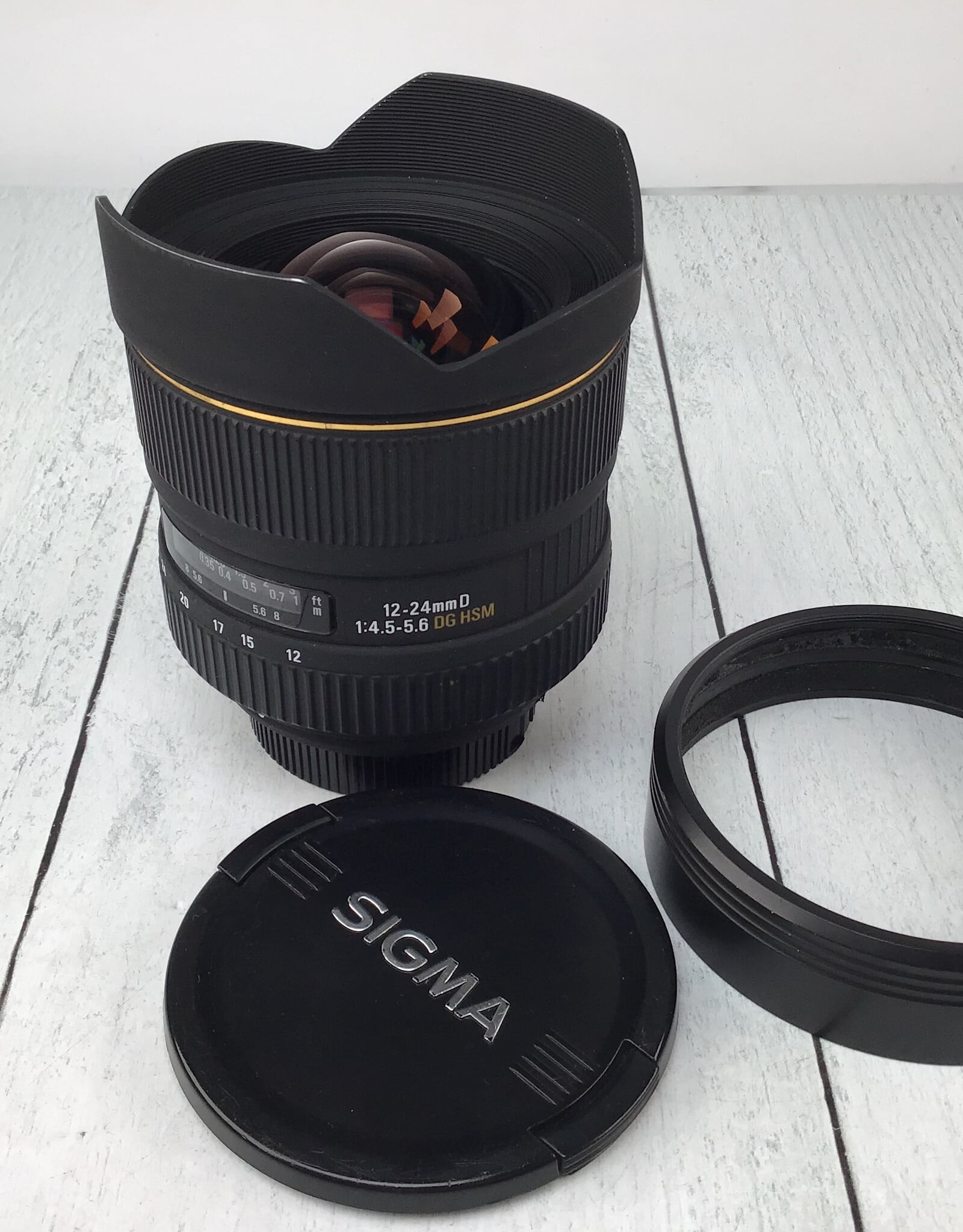 NIKON Sigma 12-24mm D f4.5-5.6 DG HSM Lens for Nikon Used Good