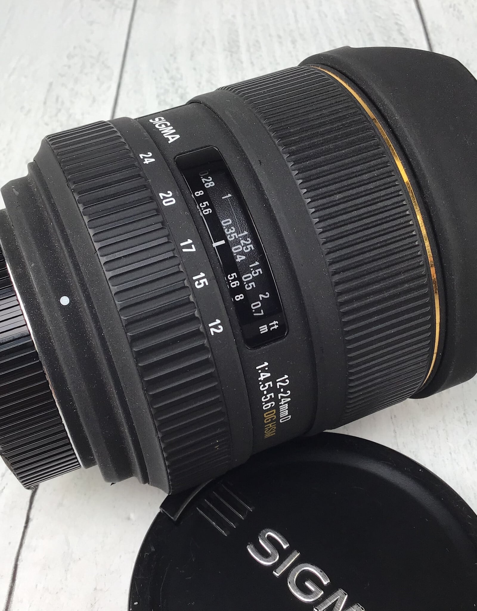 NIKON Sigma 12-24mm D f4.5-5.6 DG HSM Lens for Nikon Used Good
