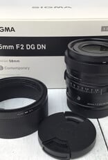 SIGMA Sigma 35mm f2 DG DN Lens for L Mount in box Used EX