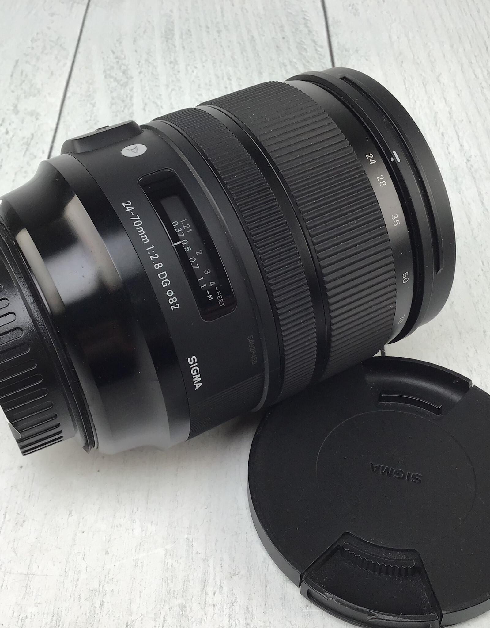 SIGMA Sigma Art 24-70mm f2.8 DG Lens for Canon EF Used Good