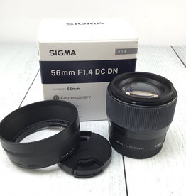 SIGMA Sigma 56mm f1.4 DC DN Lens for Sony in Box Used Good