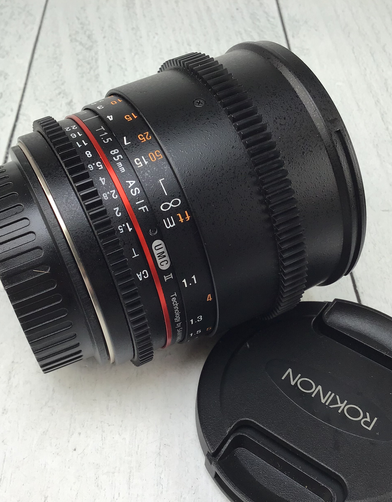 ROKINON Rokinon 85mm T1.5 Lens for Canon EF Used Good