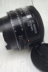 NIKON Nikon AF Nikkor 50mm f1.4 Lens Used Good