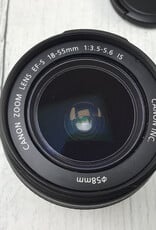CANON Canon EF-S 18-55mm f3.5-5.6 IS Lens Used Good