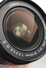 CANON Canon EF-S 18-55mm f3.5-5.6 IS II Lens Used Good