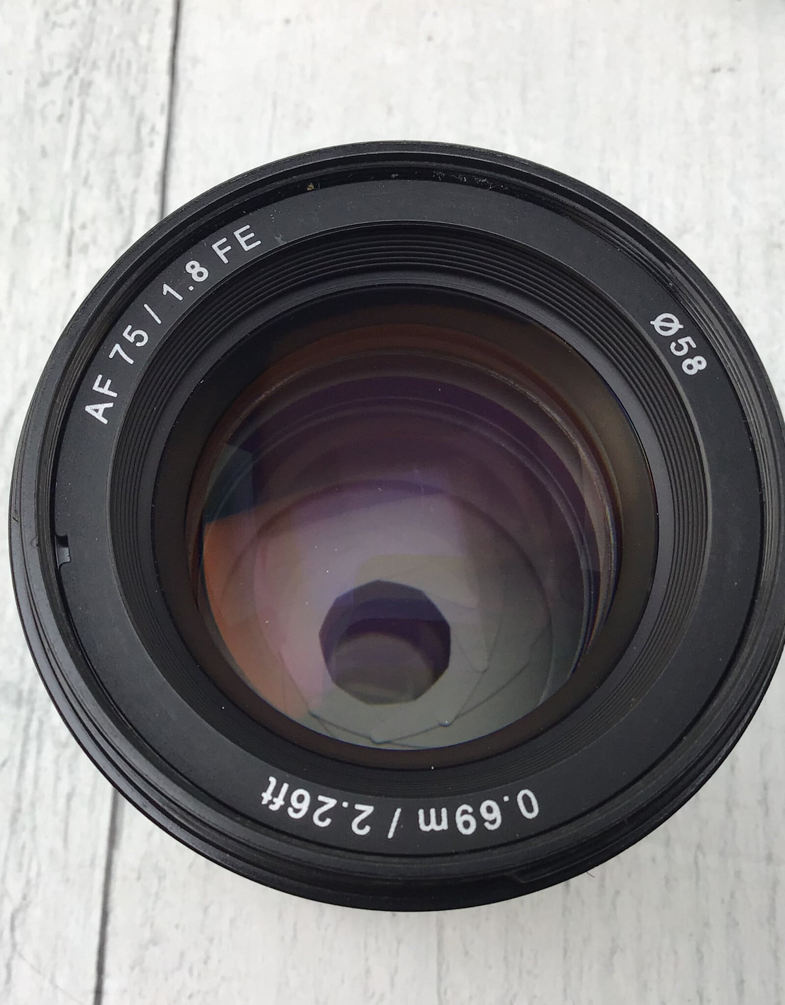 Samyang Samyang AF 75mm f1.8 FE Lens for Sony Used Good