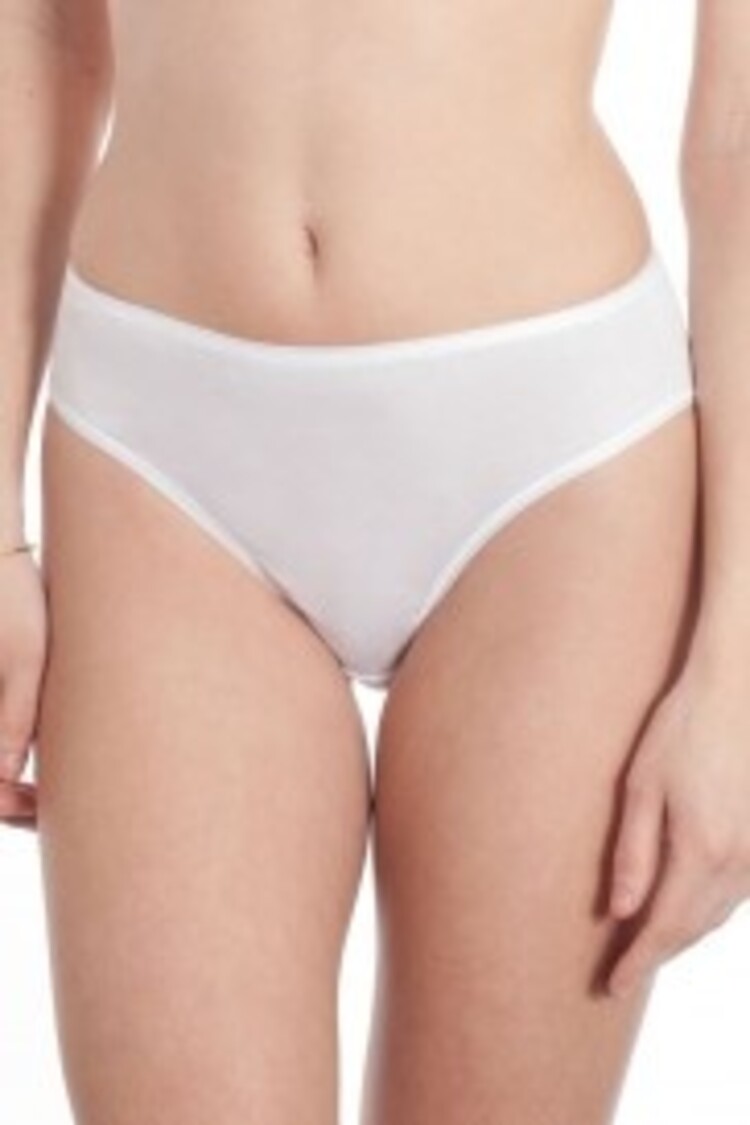 Hanro Cotton Seamless High Cut Brief