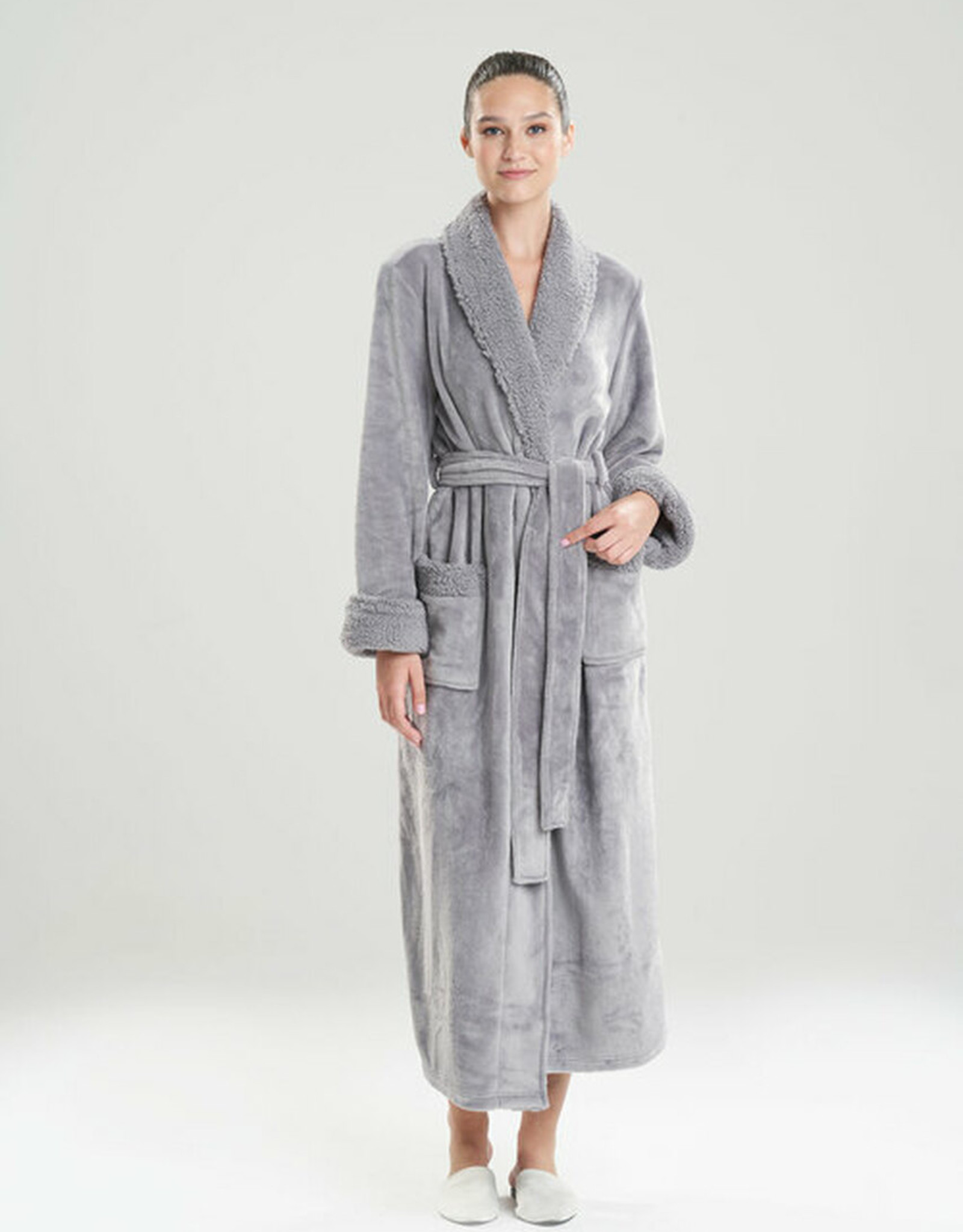 Natori Plush Sherpa Robe