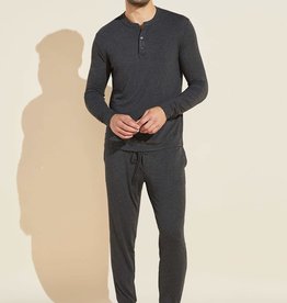 Henry TENCEL™ Modal Long PJ Set - Black - Eberjey