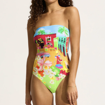 Seafolly Cuba Bandeau One Piece