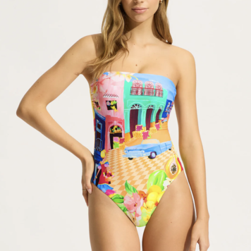 Seafolly Cuba Bandeau DD One Piece