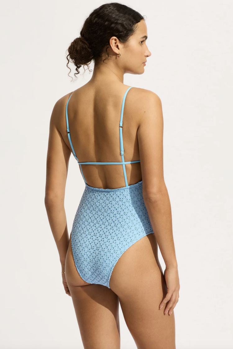 Seafolly Day Dreamer V Neck One Piece