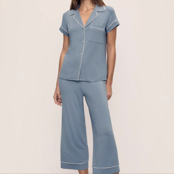 Eberjey Gisele TENCEL™ Modal Short Sleeve Cropped PJ Set