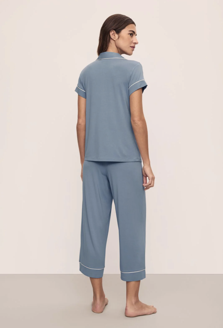 Eberjey Gisele TENCEL™ Modal Short Sleeve Cropped PJ Set
